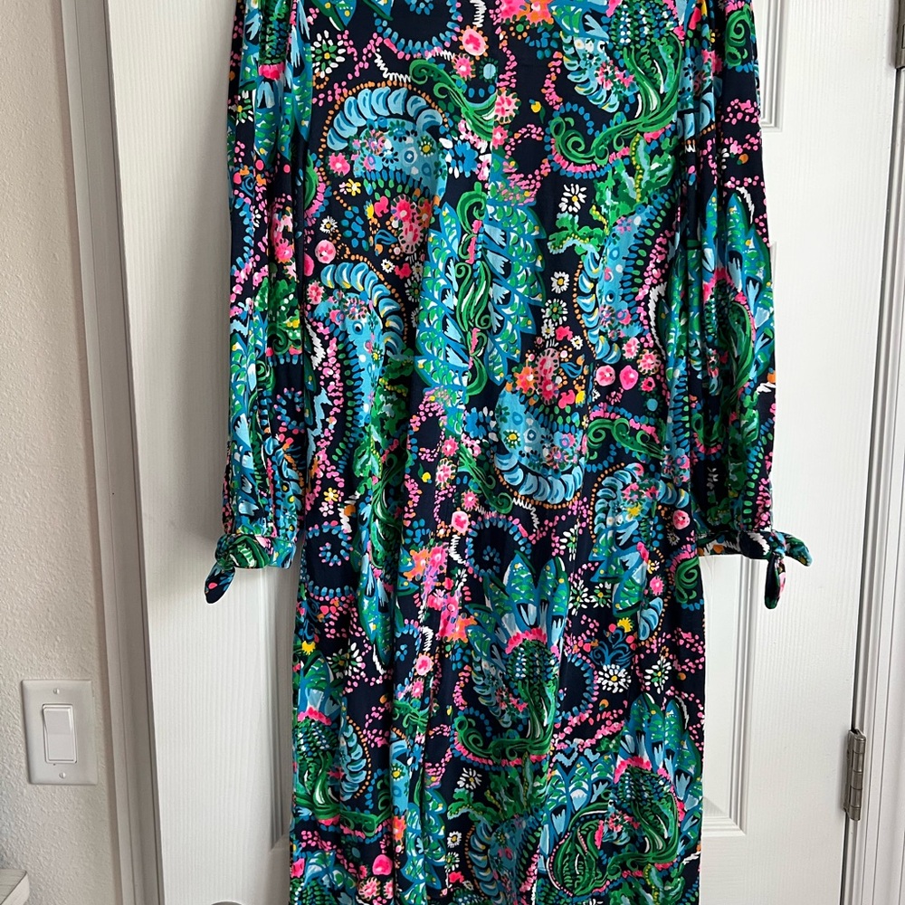 Lilly Pulitzer Multicolor Floral Dress - Picture 3 of 3